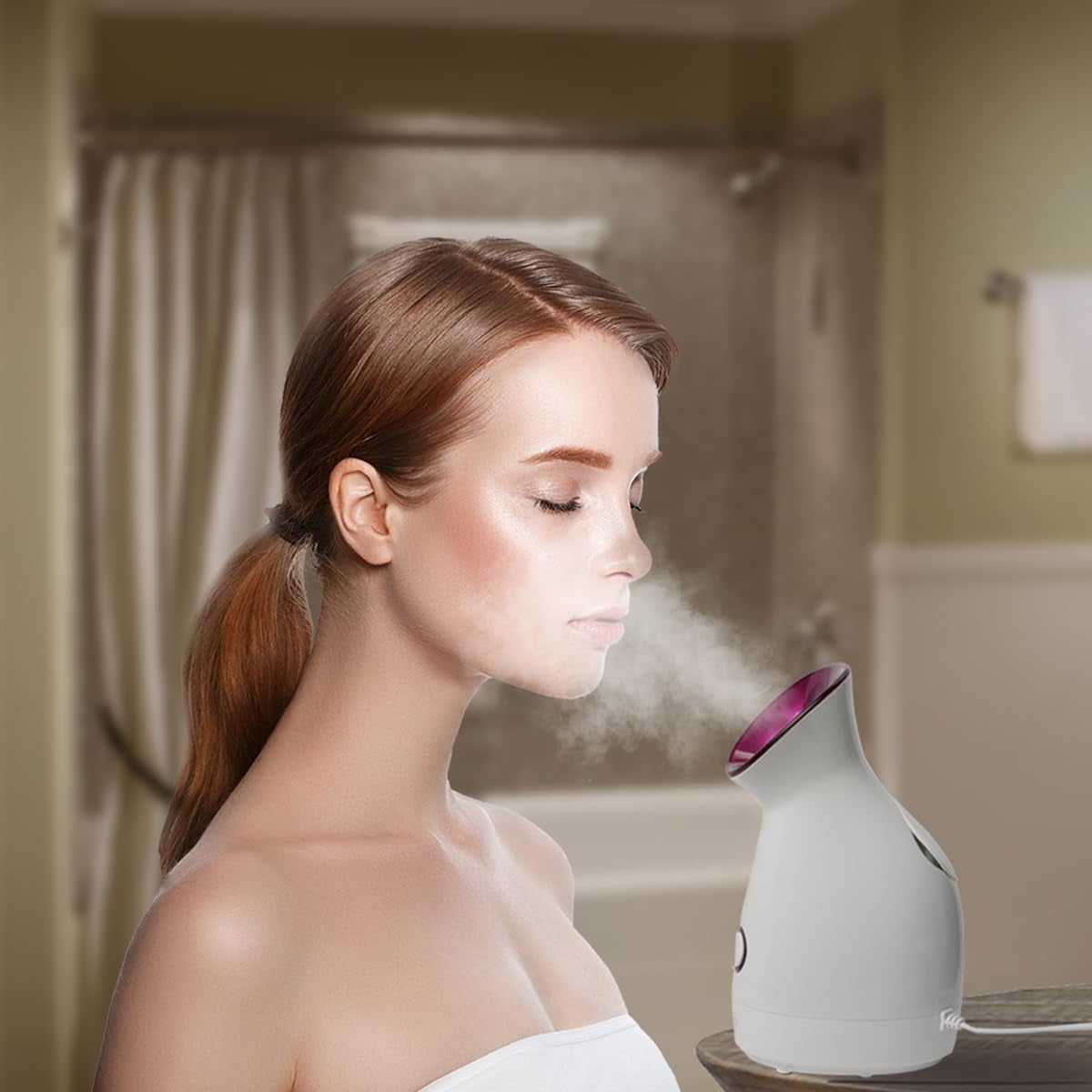 Nano Ionic Facial Steamer W/Collagen Jelly Pack