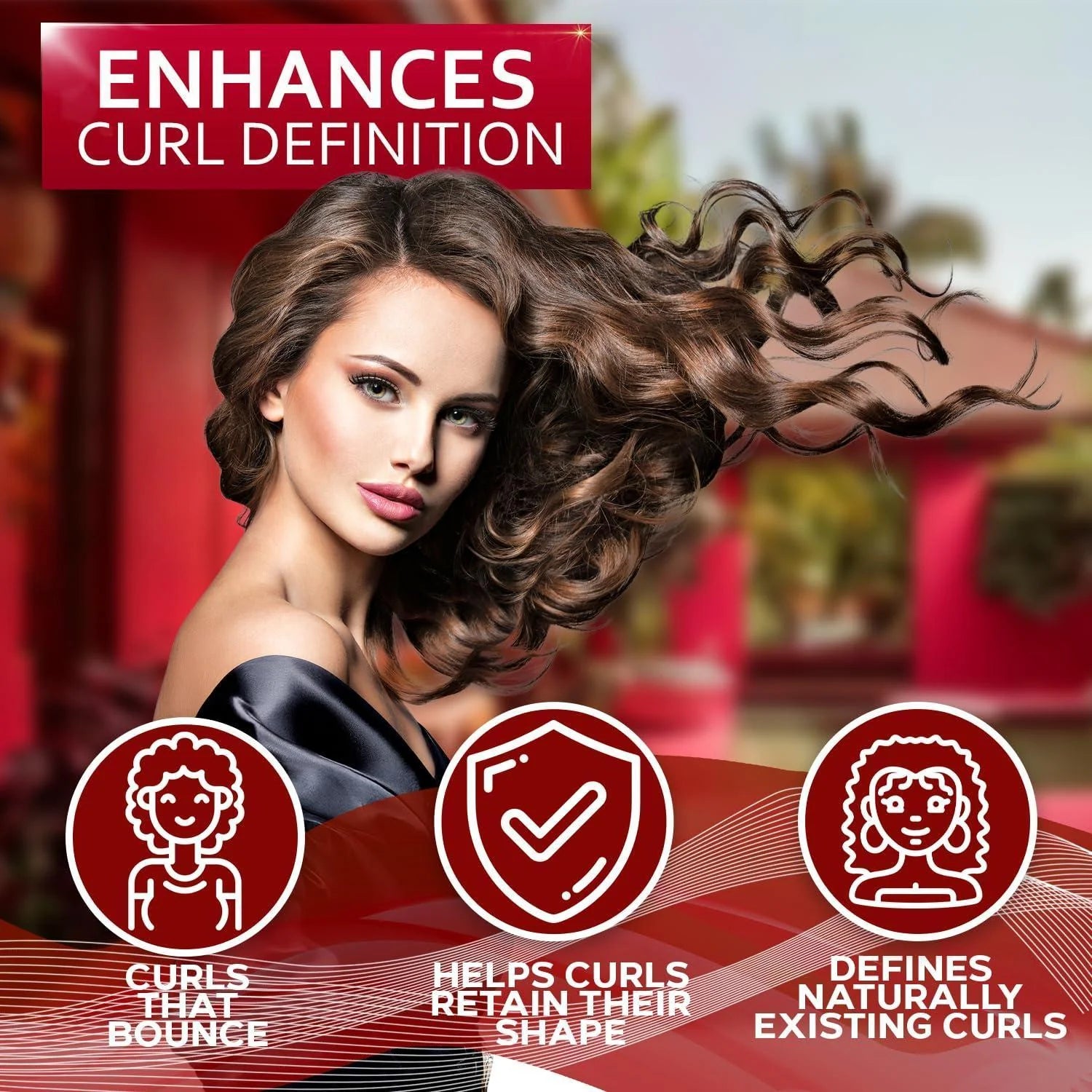 Curly Hair Mask Deep Conditioning Curl Enhancing Split End Repair for Women And