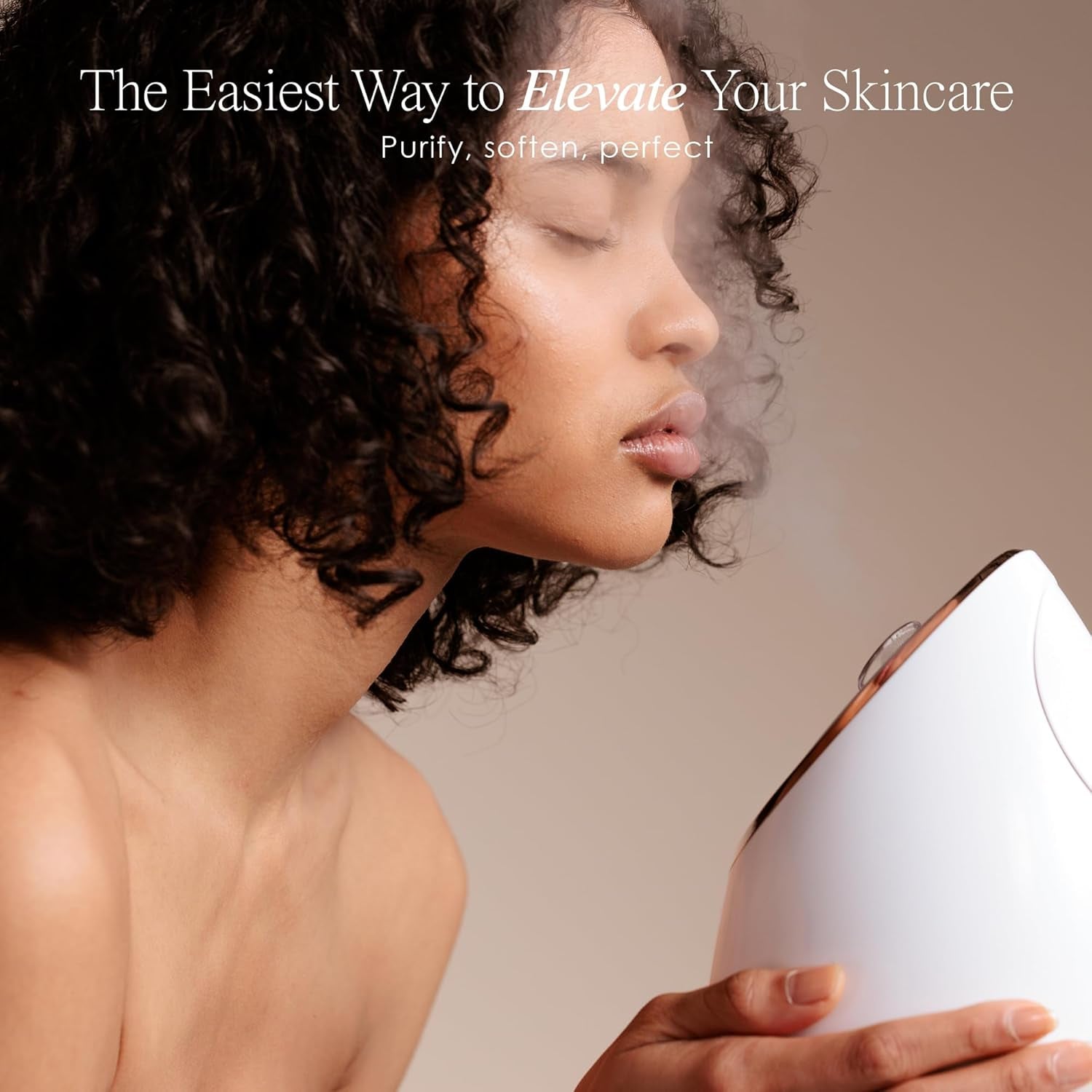 Sensa | Nano Ionic Facial Steamer by | Deep Pore Cleansing | Warm Mist Sprayer | Detoxify & Clarify Complexion | Moisturize & Hydrate | Home Face Sauna | with 3 Essential Oil Baskets