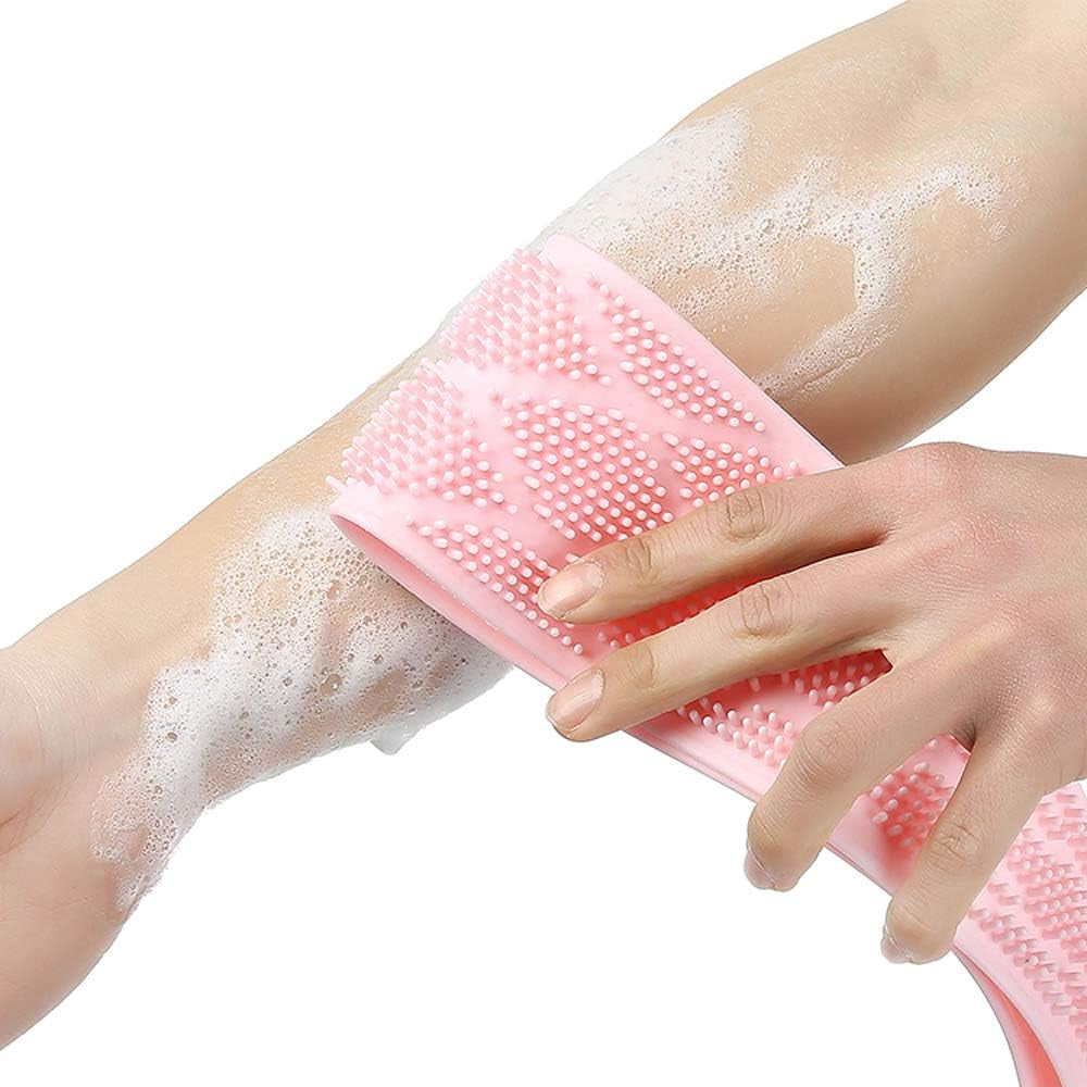 Silicone Body Scrubber, Silicone Back Scrubber for Shower, Back Washer for Shower, Silicone Bath Scrubber, Exfoliating Body Scrubber, Back Scrubber for Shower for Men & Women