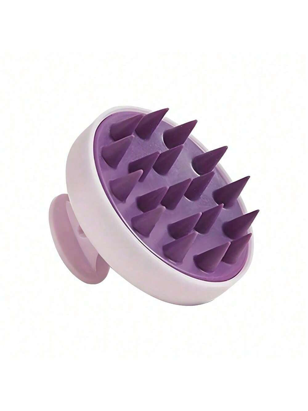 A Silicone Scalp Massager and Shampoo Brush, Body and Scalp Comber, Shower Brush, Fragrance-Free, Random Color of Bathroom Accessories.