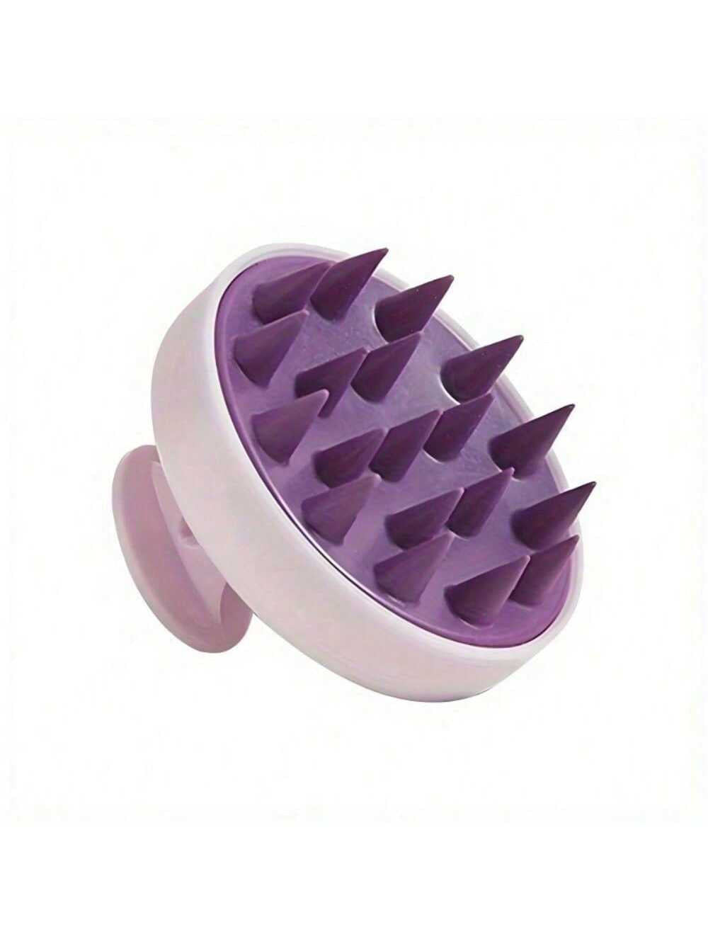 A Silicone Scalp Massager and Shampoo Brush, Body and Scalp Comber, Shower Brush, Fragrance-Free, Random Color of Bathroom Accessories.