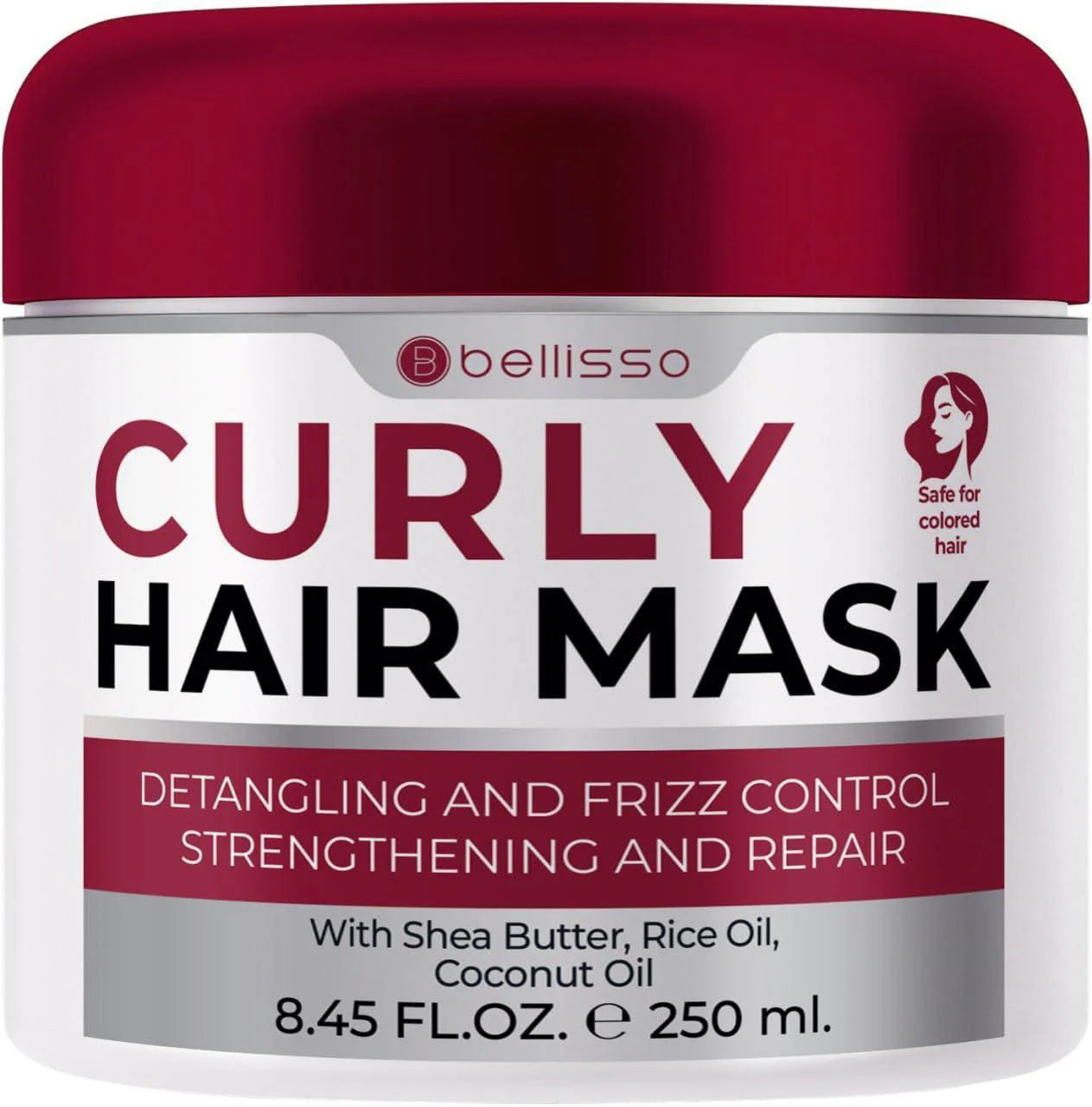 Curly Hair Mask Deep Conditioning Curl Enhancing Split End Repair for Women And
