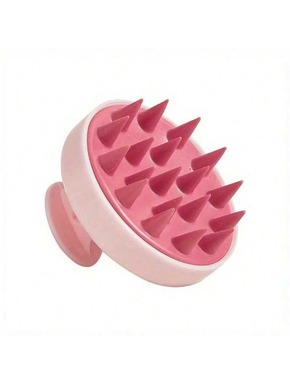A Silicone Scalp Massager and Shampoo Brush, Body and Scalp Comber, Shower Brush, Fragrance-Free, Random Color of Bathroom Accessories.